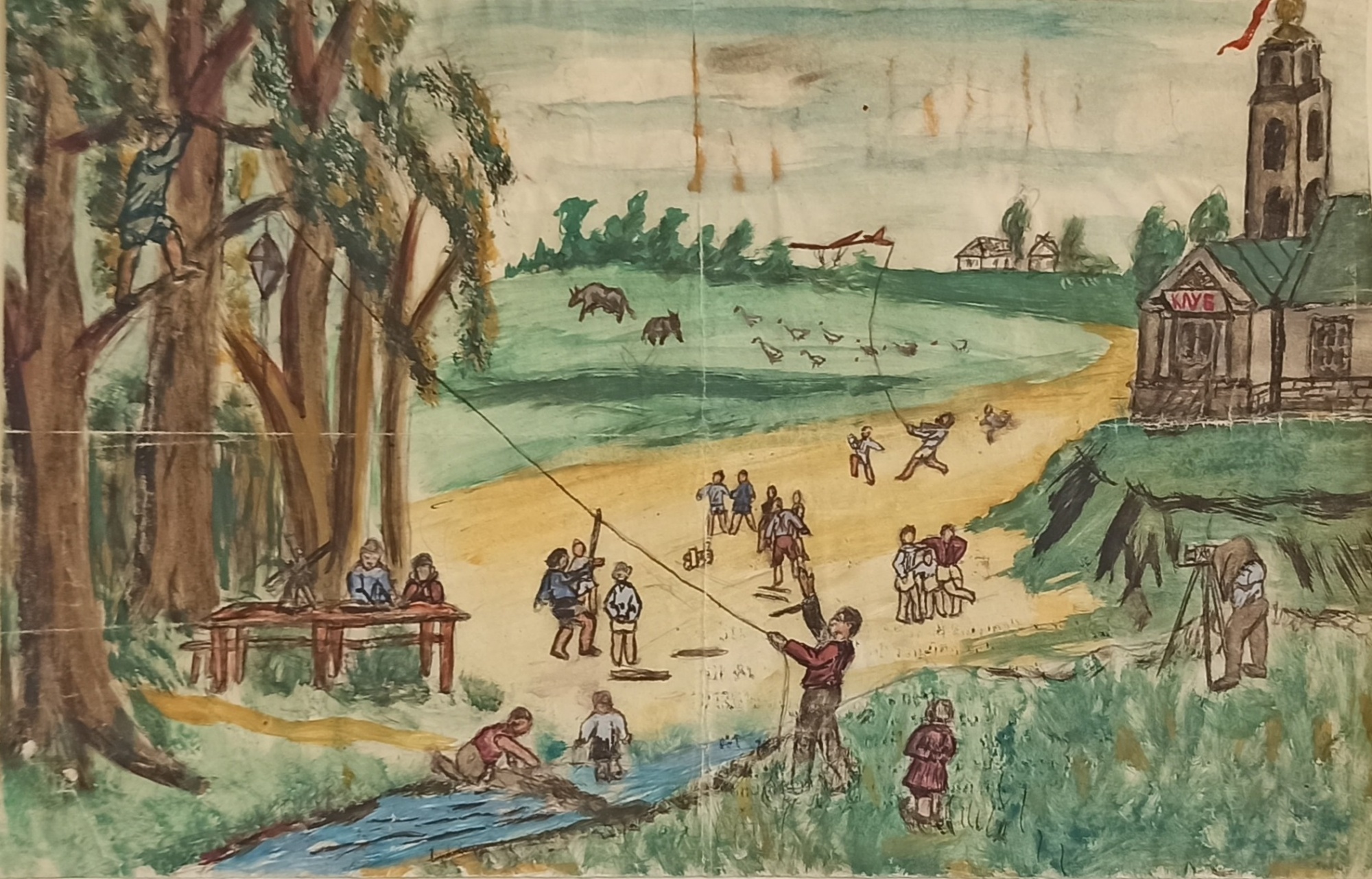 «Жизнь пионерии в рисунках юных художников 1920–1950-х годов»